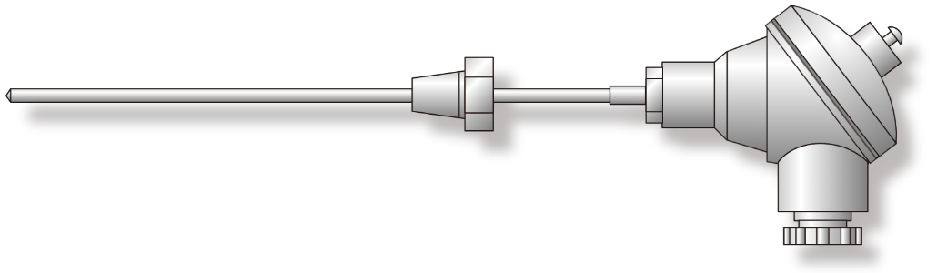 K型密閉端子箱付ネジ込み式シース熱電対